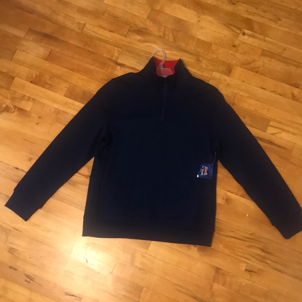 Le Tigre quarter zip-up sweater.